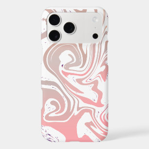 Bold Pink & Orange Marble Design
