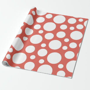 Bold Polka Dot Pattern Wrapping Paper