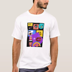 Bold Pop Art Explosion T-Shirt Retro Comic Style