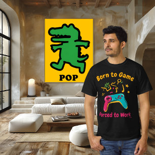 Bold Pop Art Gaming Controller T-Shirt