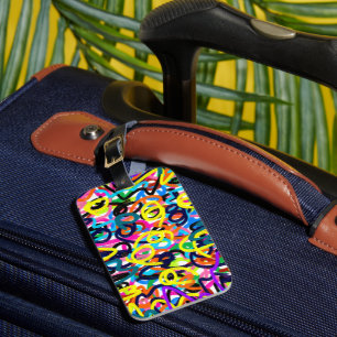 Bold Pop Art Luggage Tag