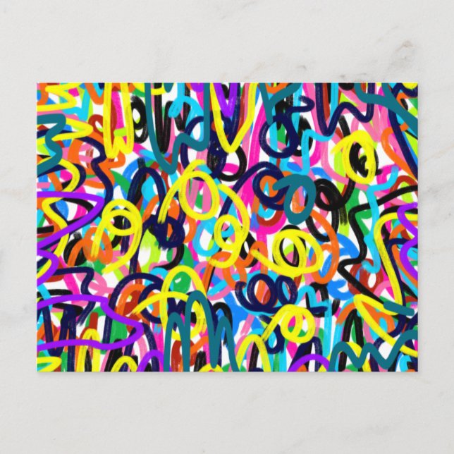 Bold Pop Art Postcard (Front)