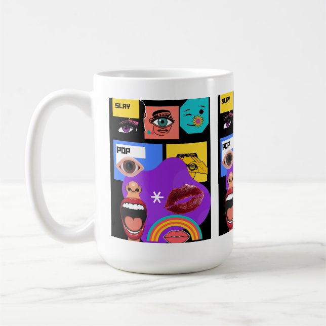 Bold Pop Art | Retro Comic Style mug (Left)