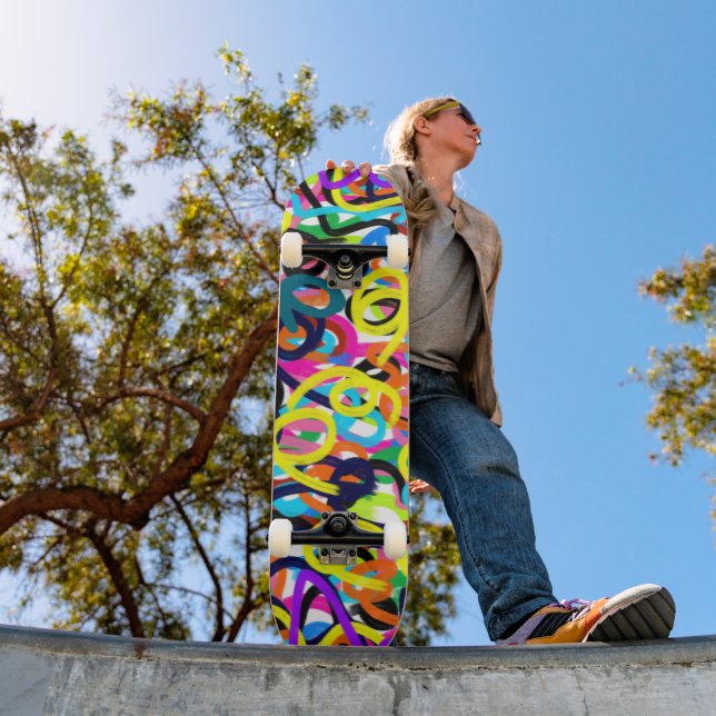 Bold Pop Art Skateboard (Outdoor 1)