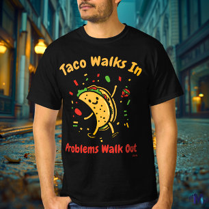 Bold Pop Art Taco Graphic T-Shirt