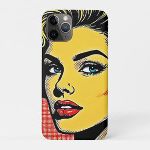 Bold Pop Art Woman Defined iPhone 11 Pro Case