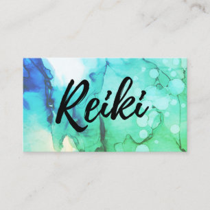 *~* Bold Practitioner Healer Master Reiki Energy Business Card