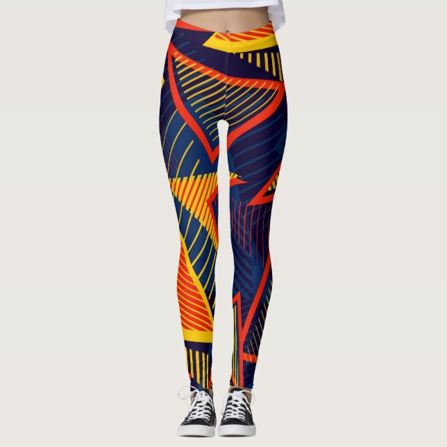 Bold Prints, Soft Fits – Leggings on Sale Now! (Front)