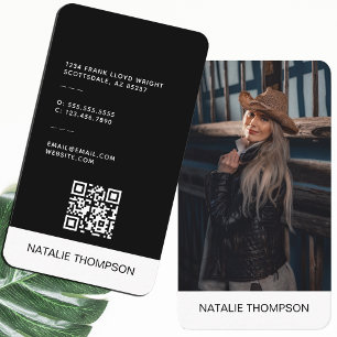 Bold Professional Modern Minimalist Trendy Chic Business Card