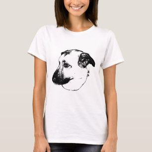 Bold Profile, Modern Dog Tee