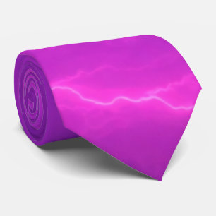 Bold Purple Modern Minimal Colour Neck Tie