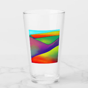 Bold Rainbow Hills Glass