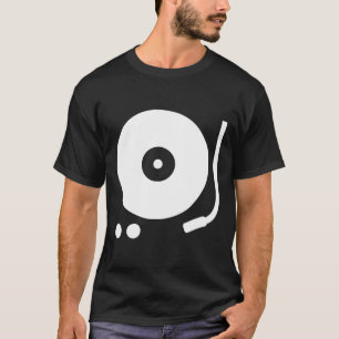 Bold Record Player Turntable Lp Vinyl Dj T-Shirt