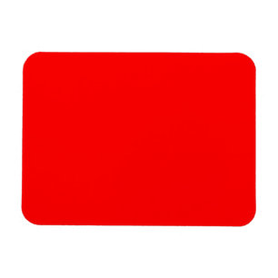 Bold Red Background Magnet