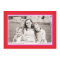 Bold Red Frame Valentine's Day Flat Photo Card