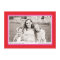 Bold Red Frame Valentine's Day Flat Photo Card