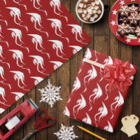 Bold Red White Tribal Dragon Dragon Design