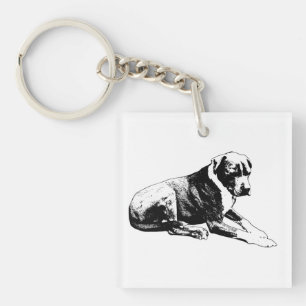 Bold Rest, Outline Clarity Key Ring