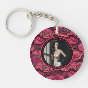 Bold Retirement Gifts For Men Floral Anemones Key Ring