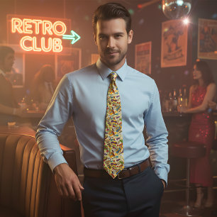 Bold Retro Comic Tie – Vibrant Pop Art Design