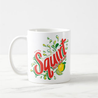 Bold Retro “Squirt Thirst Quencher” Citrus Soda Coffee Mug