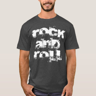 bold rock and roll text T-Shirt