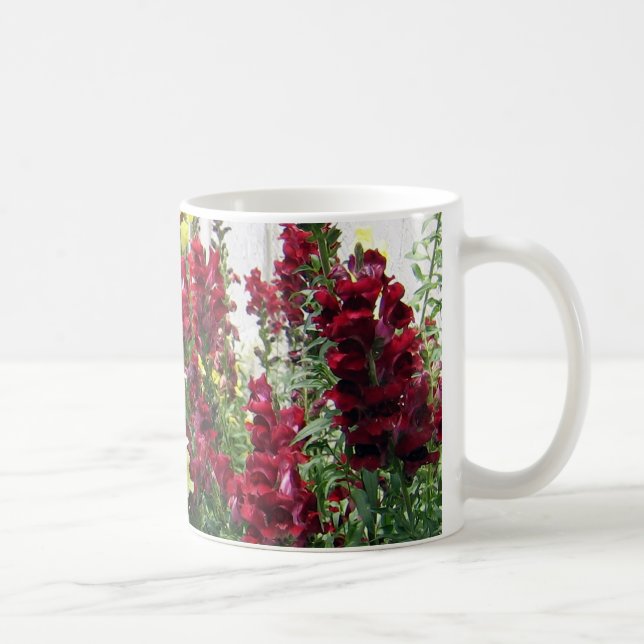 Bold Rocket Snapdragons Coffee Mug (Right)