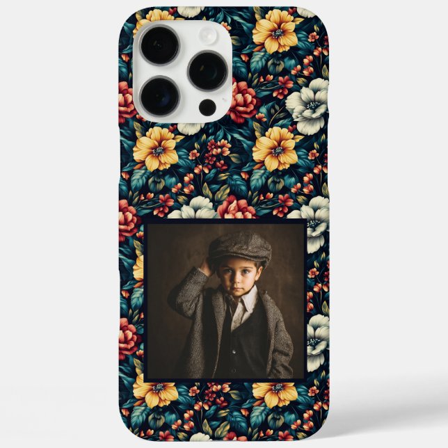 Bold Rose Custom Photo Iphone Case For Friend Gift (Back)