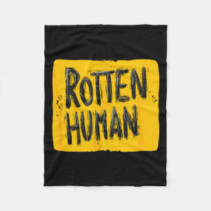Bold Rotten Human Costume Fleece Blanket