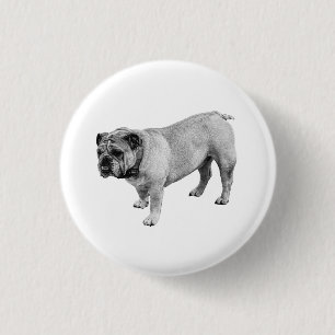 Bold Rugged Shape 3 Cm Round Badge