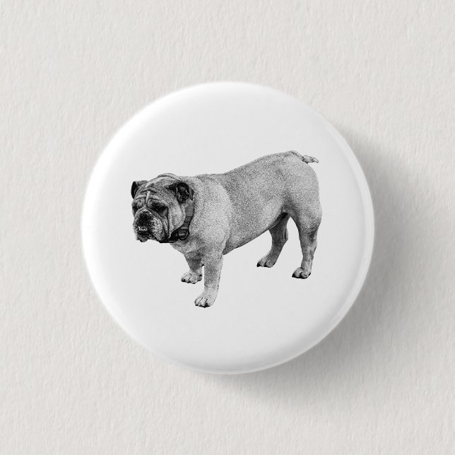 Bold Rugged Shape 3 Cm Round Badge (Front)