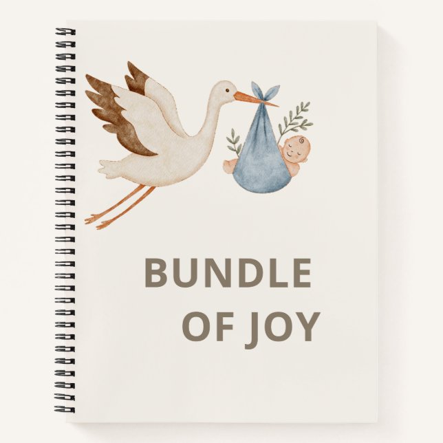 Bold Sans Serif Modern Notebook Journal  (Front)