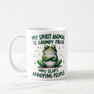 Bold & Sassy Frog Quote Graphic Coffee Mug