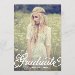 Bold Script 2   2014 Graduation Party Invitation