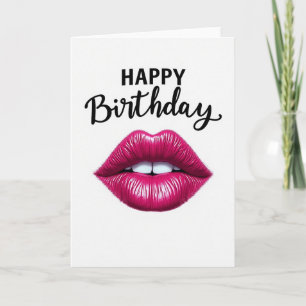 Bold Script Birthday Card