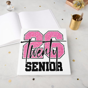 Bold Senior Year Graduation Design Guest Book