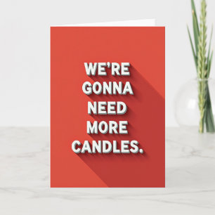 Bold Shadow Birthday Card