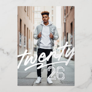 Bold Signature Grad   Masculine Photo Graduation