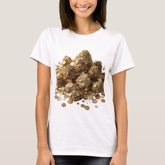 Bold Silver UNDETECTABLE IF NO READABLE TEXT T-Shirt (Front)