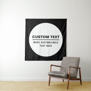 Bold Simple Customisable Text Template  Tapestry