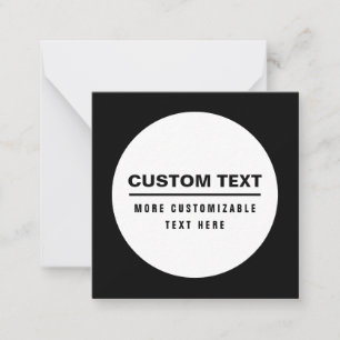 Bold Simple Customizable Text Template 
