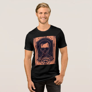 "Bold Skull Graphic T-Shirt - Edgy Urban Style" Tri-Blend Shirt