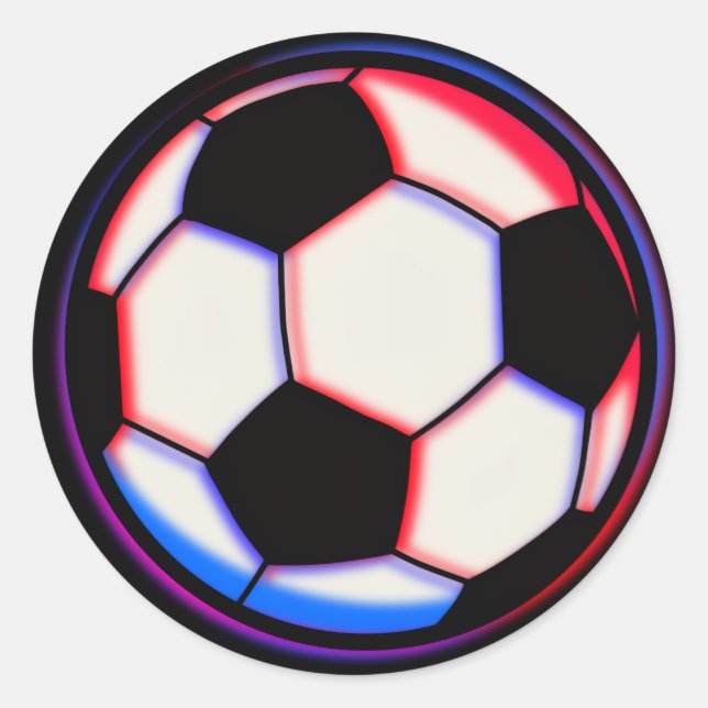 Bold Soccer Ball Stickers (Front)