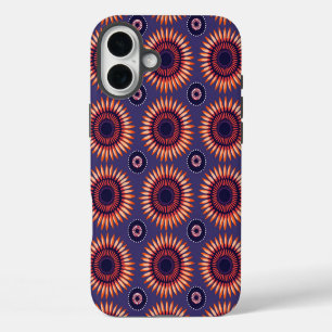 Bold South African Shweshwe Inspired iPhone 16 Plus Case