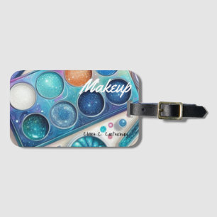 Bold Sparkle Makeup Palette Luggage Tag