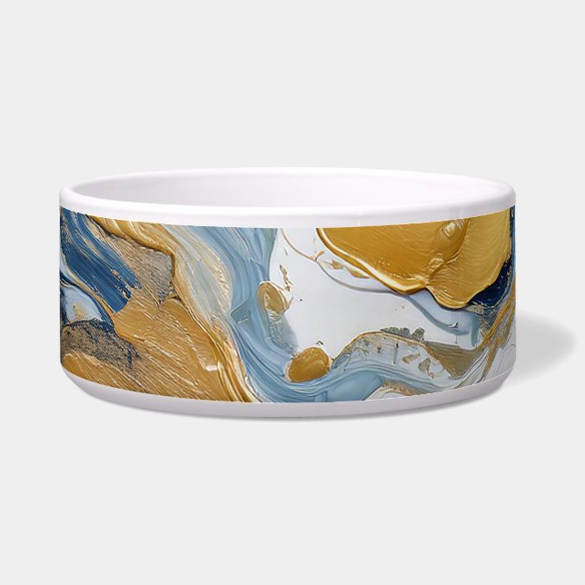 Bold Splash of Gold and Blue (Front)
