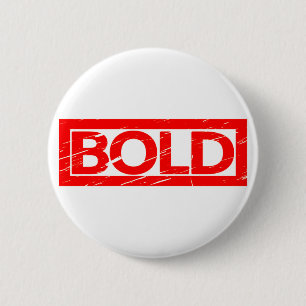 Bold Stamp 6 Cm Round Badge