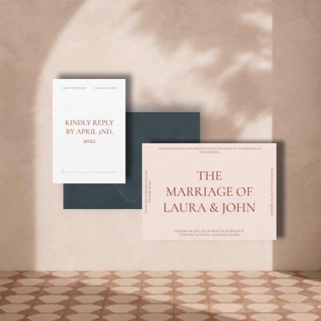 Bold Statement Wedding Invitation (Creator Uploaded)