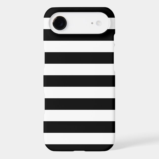 Bold Stripes Black and White iPhone 6 case (Back)