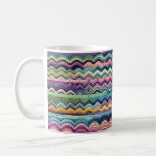 Bold Stripes Coffee Mug ,Elegant Coffee Mug